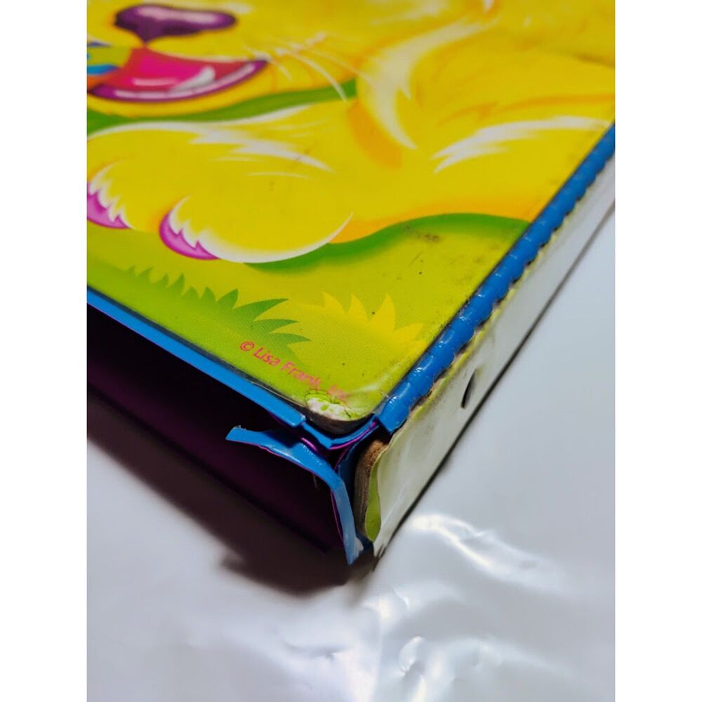 Lisa Frank Velcro Trapper Keeper Notebook With 9 Folders Inside Mead Lisa Frank - Picture 4 of 15